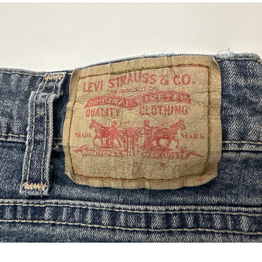 Levi's Nouveau Capri 515 Denim‎ Jeans Women's Size 22 Blue Wash Cropped - Picture 10 of 10